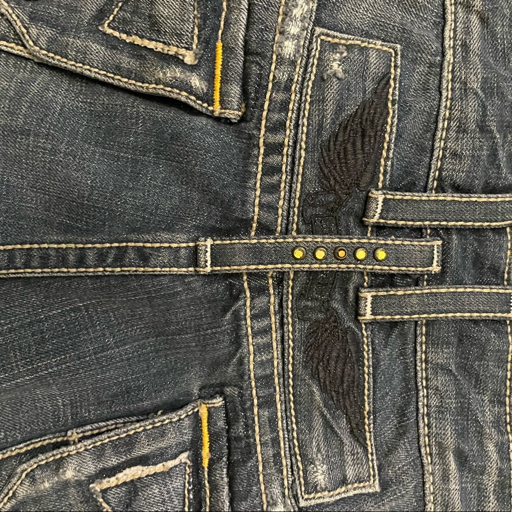 Men’s Studded Rhinestone Robin Jeans - Picture 14 of 14